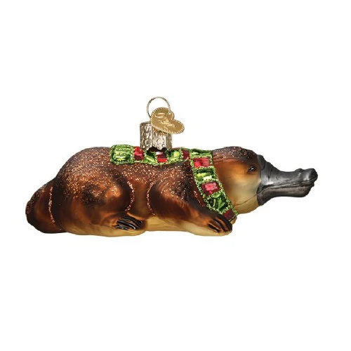Platypus Glass Ornament - 10.5cm - Image 3