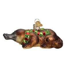 Platypus Glass Ornament - 10.5cm