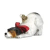 Norman Rockwell Signature Dog Glass Ornament - 8.5cm