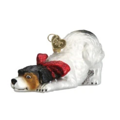 Norman Rockwell Signature Dog Glass Ornament - 8.5cm