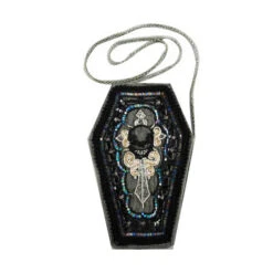 Katherines Black Coffin Purse - 30cm