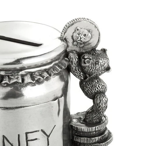 Teddy Money Box Coin Jar - 7cm - Image 4