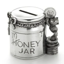 Teddy Money Box Coin Jar - 7cm