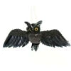 Brunhildas Owl Purple And Black - 33cm