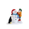 Lemax Building A Snowman