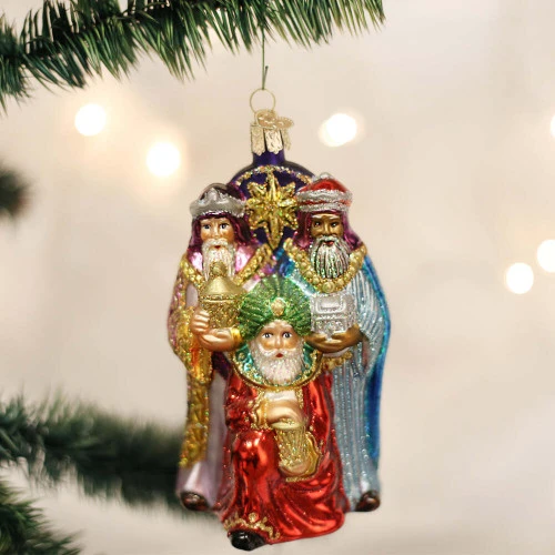 Three Wise Men Glass Ornament - 13cm - Image 2