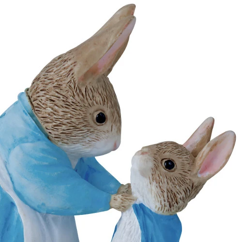 Mrs Rabbit And Peter Figurine - 7cm - Image 2