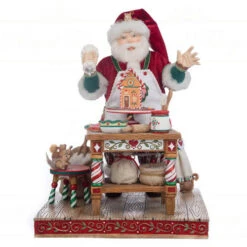 Santa Claus Baking For Christmas - 46cm