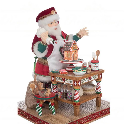 Santa Claus Baking For Christmas - 46cm - Image 2