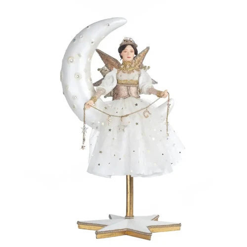 Katherines Celestial Angel On Moon - 46cm