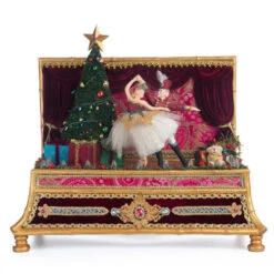 Katherines Nutcracker Dancing Hinged Box - 35.5cm