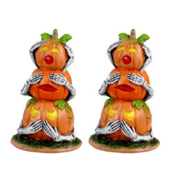 Lemax Spookytown Pumpkin Snowmen