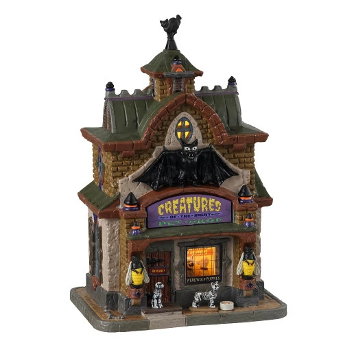 Lemax Spookytown Creatures Of The Night Pet Shop - 20.5cm