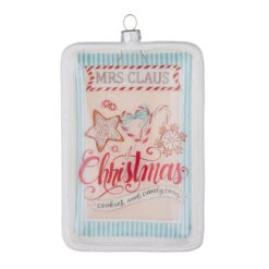 Mrs Claus Christmas Disc Ornament - 16cm