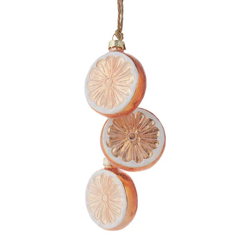 Orange Cluster Glass Ornament - 18cm