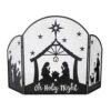 Oh Holy Night Nativity FireI Screen- 122cm