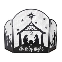 Oh Holy Night Nativity FireI Screen- 122cm