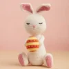 Lily The Bunny Hugging Egg Crochet Animal - 25cm