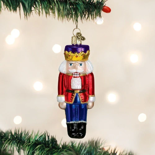 Nutcracker Prince Glass Ornament - 12cm - Image 3