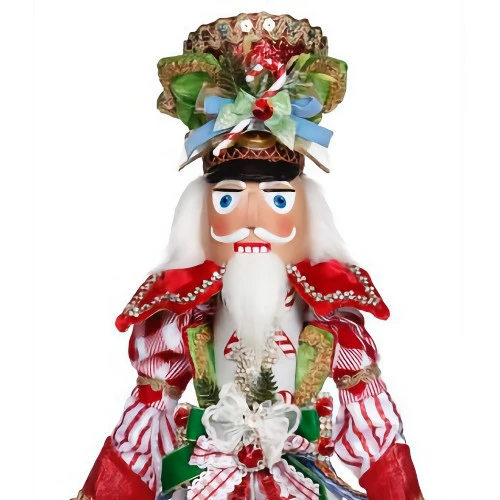 Mark Roberts Candy Peppermint Nutcracker - 61cm - Image 2