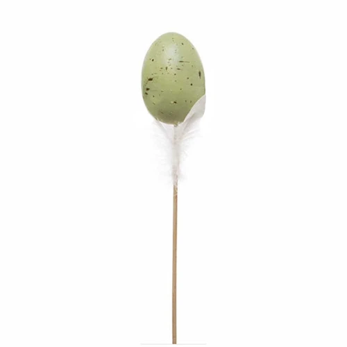Easter Egg Pick With Feathers (Pack Of 3) - 28cm - Image 3