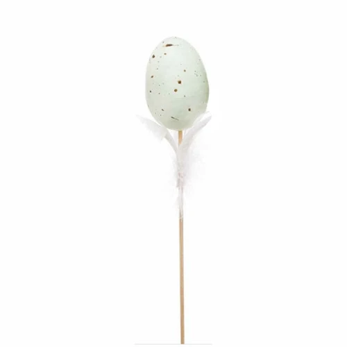 Easter Egg Pick With Feathers (Pack Of 3) - 28cm - Image 2