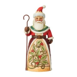 Jim Shore Holly Santa Pint Sized - 13.5cm
