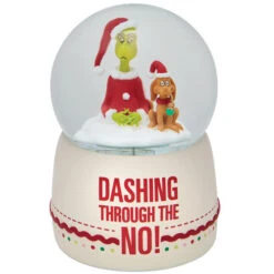 Dr Seuss Grinch 100mm Musical Waterball - 15.5cm