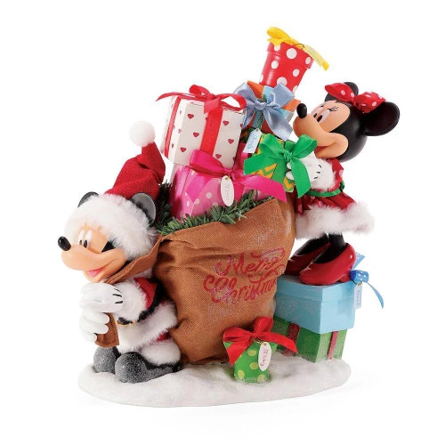 Mickey And Minnie Christmas Eve - 24cm