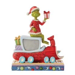 Dr Seuss Grinch On Train Figurine - 20.5cm