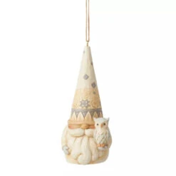 Jim Shore Woodland Gnome Ornament - 11.5cm