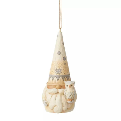 Jim Shore Woodland Gnome Ornament - 11.5cm