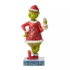 Dr Seuss Grinch With Bag Of Coal - 23cm