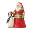 Jim Shore Santa With Penguin - 13cm