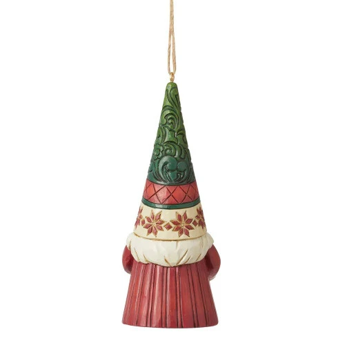 Jim Shore Gnome Holding Wreath Ornament - 12cm - Image 2