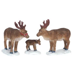Lemax Reindeer (Set Of 3) - 5.7cm