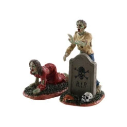 Lemax SpookyTown Zombies (Set Of 2)