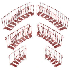 Mark Roberts Grand Red Christmas Staircase (Set Of 6) - 40cm