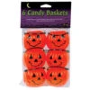 Party Pumpkin Candy Baskets (Pack Of 6)