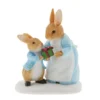 Beatrix Potter MRS Rabbit Giving Peter A Present - 6cm
