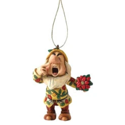 Jim Shore "Sneezy" Dwarf Ornament - 7cm