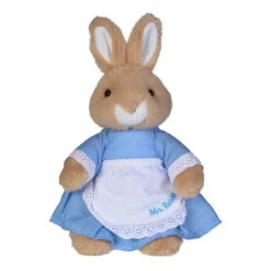 Mrs Rabbit Plush With Embroidered Apron - 25cm