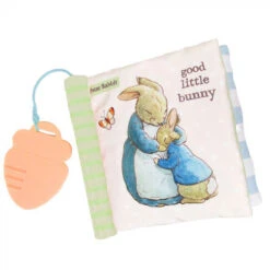 Peter Rabbit With Teether Soft Book - 17cm