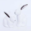 Ceramic White Cuddling Bunnies (Set Of 2) - 13cm