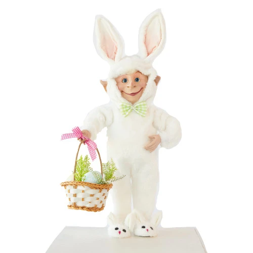Ralphie The White Bunny Elf - 45cm