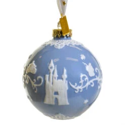 Cinderella - Wedgewood Blue Bauble Ornament - 13cm