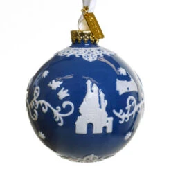 Disney - Snow White Cobalt Blue Bauble Ornament - 13cm
