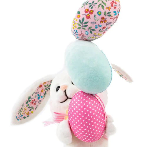 Marching Rabbit Juggling Easter Eggs - 34cm - Image 2
