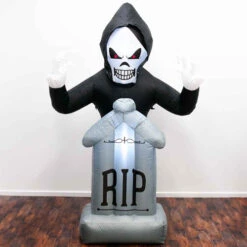 Inflatable Ghost And Tombstone With Shaking Motion - 183cm
