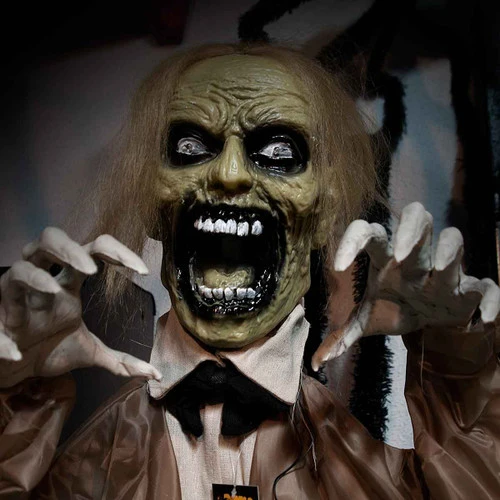 Animated Standing Zombie (Life Size) - 183cm - Image 3